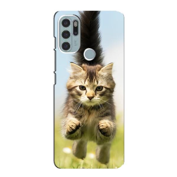 Чохли з Котиками для Motorola MOTO G60s (VPrint) – Прижок кота