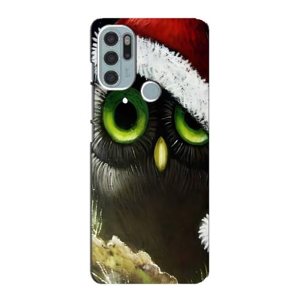 Новогодние Чехлы для Мото G60s (VPrint) – Новогодняя Сова
