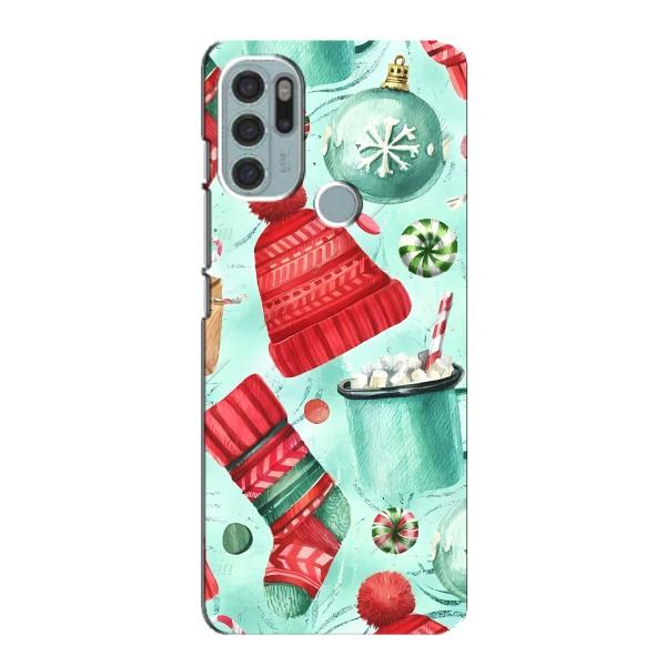 Новогодние Чехлы для Мото G60s (VPrint) – Одежда НГ
