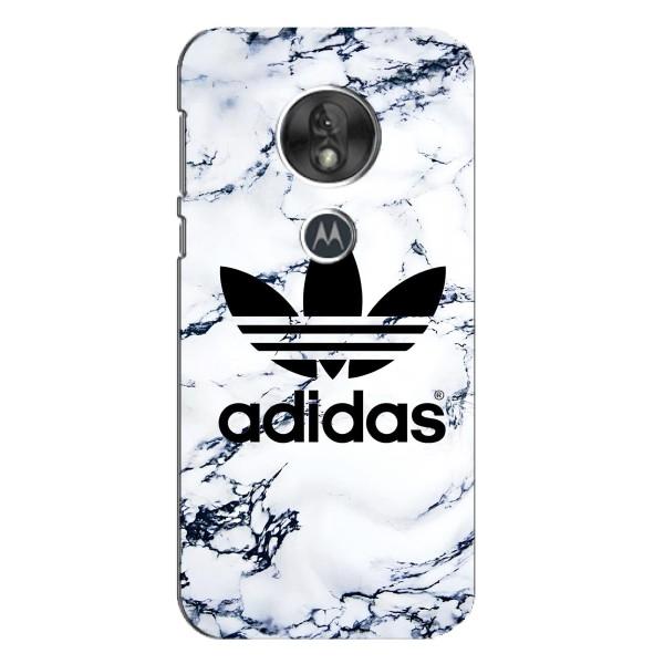 Чехлы Адидас для Motorola MOTO G7 Play (AlphaPrint) – Адидас на мраморе