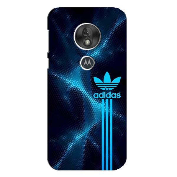 Чехлы Адидас для Motorola MOTO G7 Play (AlphaPrint) – Синий Адидас