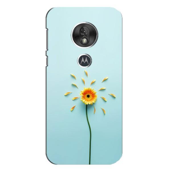 Чохли з квітами для Motorola MOTO G7 Play (VPrint) – Жовта квітка