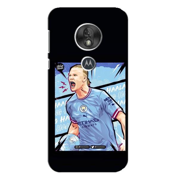 Чехлы с футболистом Ерлинг Холанд для Motorola MOTO G7 Play (AlphaPrint) – гол Эрлинг Холланд