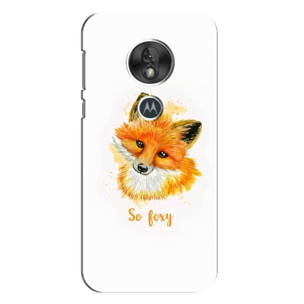 Чехлы с картинкой Лисички для Motorola MOTO G7 Play (VPrint) – Девочка Лиса