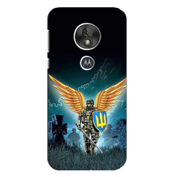 Чехлы с картинкой ЗСУ для Motorola MOTO G7 Play (AlphaPrint) – Солдат ЗСУ
