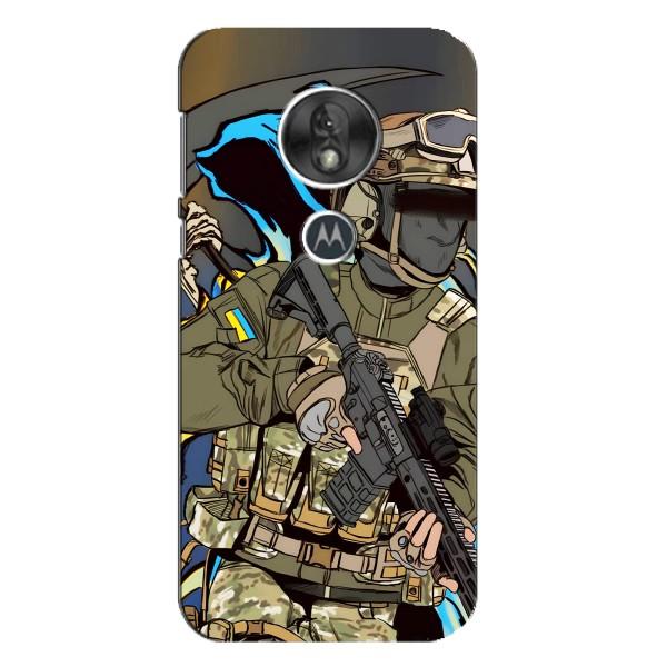 Чехлы с картинкой ЗСУ для Motorola MOTO G7 Play (AlphaPrint) – Воїн ЗСУ