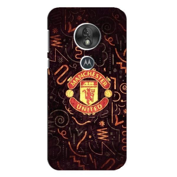 Чохол Манчестер Юнайтед для Моторола MOTO G7 Плей (AlphaPrint) – емблема МЮ