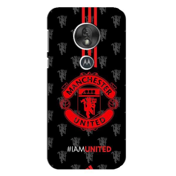 Чохол Манчестер Юнайтед для Моторола MOTO G7 Плей (AlphaPrint) – лого МЮ