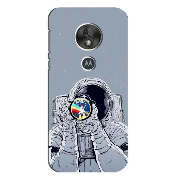 Чехол NASA для Motorola MOTO G7 Play (AlphaPrint) – Космонавт фото