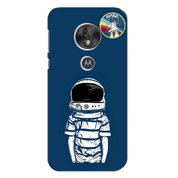Чехол NASA для Motorola MOTO G7 Play (AlphaPrint) – Мальчик в шлеме