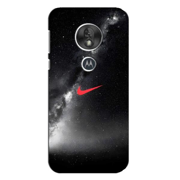 Чохол для Motorola MOTO G7 Play - з принтом Найк (AlphaPrint) – Найк червоний