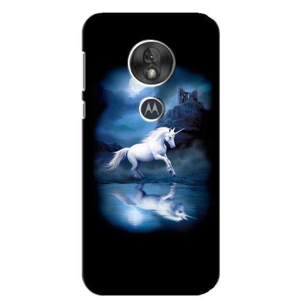 Чехол для Мото G7 Плей - (Единорожки - Новинки) (AlphaPrint) – Единорог