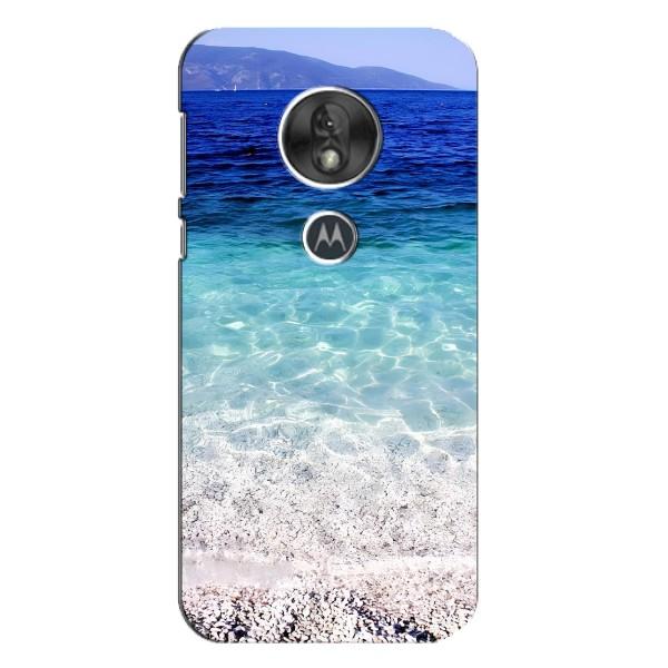 Силиконовый чехол с КАРТИНКАМИ лето для Motorola MOTO G7 Play (AlphaPrint) – Море
