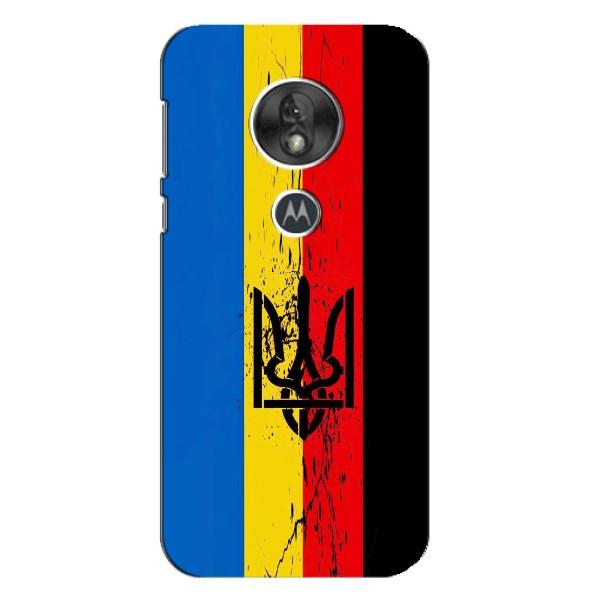 Украинские Чехлы для Motorola MOTO G7 Play с картинкой УПА (AlphaPrint) – Прапор УПА
