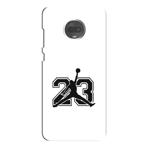 Чехлы для Motorola MOTO G7 Plus - с картинкой JORDAN (AlphaPrint) – Jordan 23