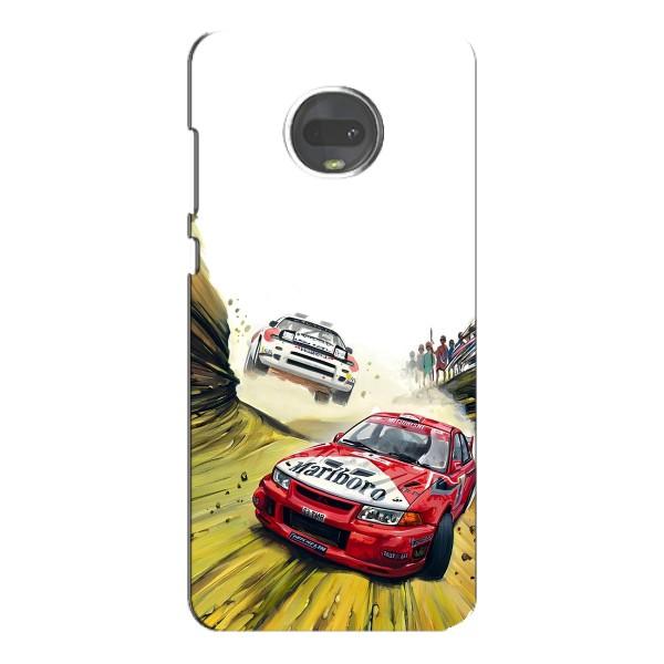 Чохли з Машинами на Моторола МОТО Г7 Плюс (VPrint) – Гоночні Тачки