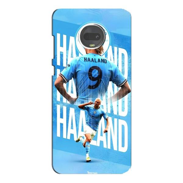 Чехлы с футболистом Ерлинг Холанд для Motorola MOTO G7 (AlphaPrint) – Erling Haaland