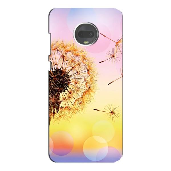 Чехол с картинкой (Стильные) для Мото G7 - (AlphaPrint) – Одуванчик