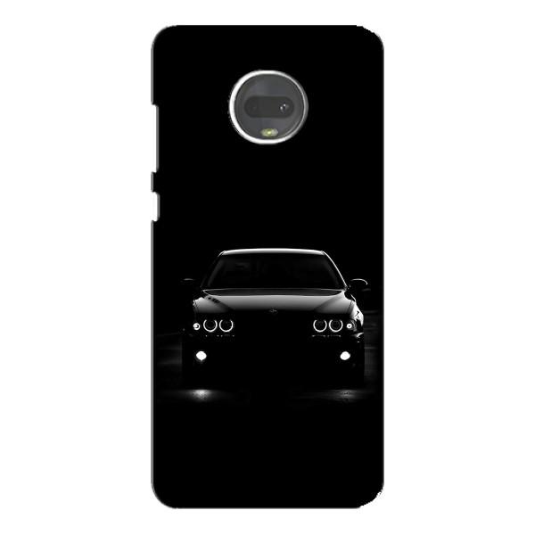 Чехол для Мото G7 - с принтом БМВ (AlphaPrint) – Машина BMW