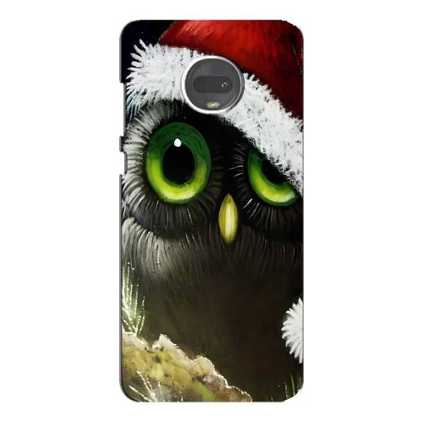 Новорічні Чохли для Моторола МОТО Ж7 (VPrint) – Новорічна Сова