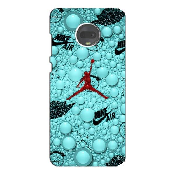 Силиконовый Чехол Nike Air Jordan на Мото Джи 7 – Джордан Найк