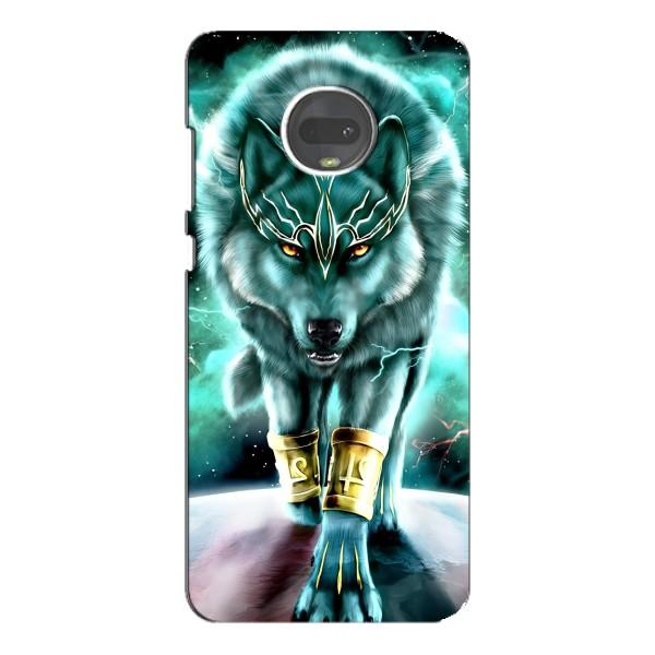 Защитные чехлы для Мото G7 (AlphaPrint) (ХИТ продаж) ВОЛК – Яркий волк