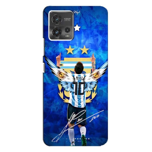 Чохли для Motorola MOTO G72 (Leo чемпіон) (AlphaPrint) – Мессі збірна