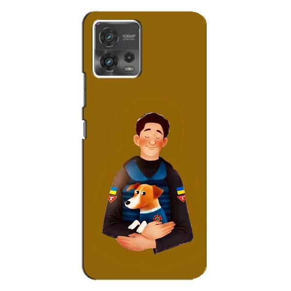 Чехлы с картинкой собаки Патрон для Motorola MOTO G72 (AlphaPrint) – ЗСУ Патрон