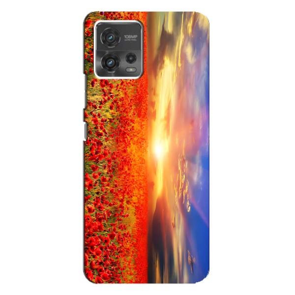 Чехол с картинкой (Стильные) для Мото джи 72 - (AlphaPrint) – Поле тюльпанов