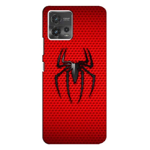 Чехол с человеком пауком для Motorola MOTO G72 - (AlphaPrint) – Паук Марвел