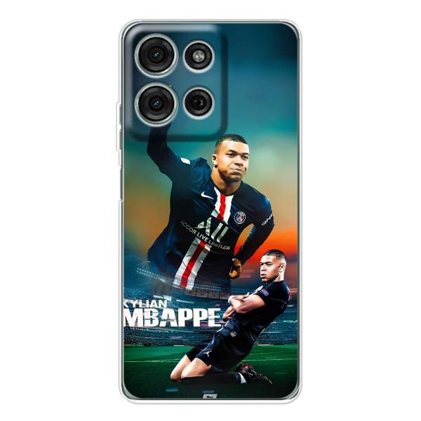 Чехол (TPU) с Футболистом на Motorola Moto G75 – MBAPPE