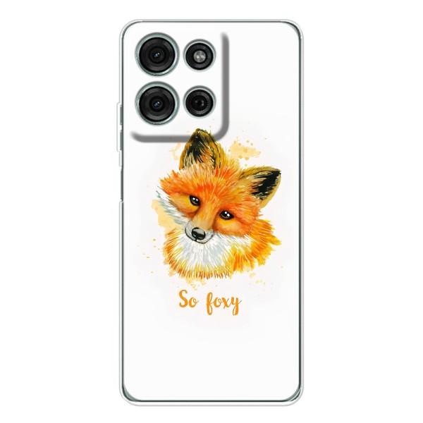 Чехлы с картинкой Лисички для Motorola Moto G75 (VPrint)