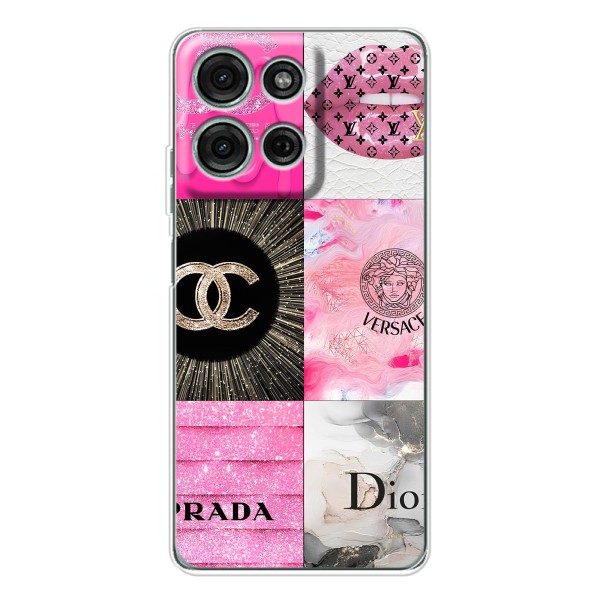 Чохол (Dior, Prada, YSL, Chanel) для Motorola Moto G75 – Модніца