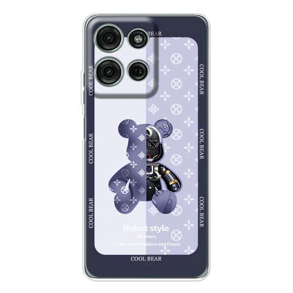 Круті Чохли Луі Віттон для Motorola Moto G75 (AlphaPrint) – Медведик LV