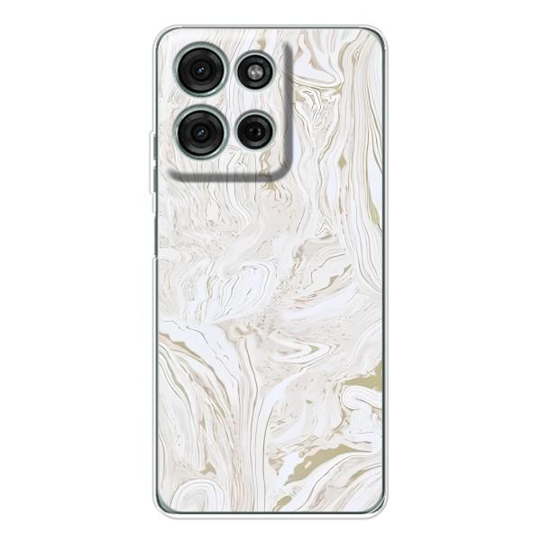 Мраморный чехол на Motorola Moto G75 (VPrint)