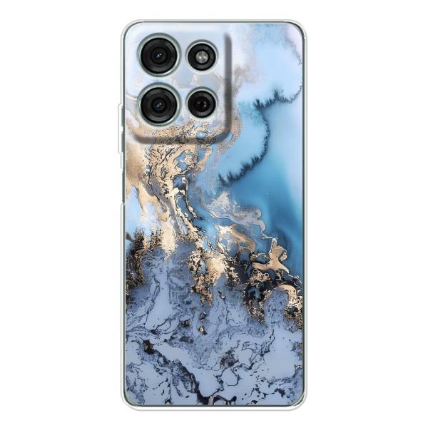 Мраморный чехол на Motorola Moto G75 (VPrint)