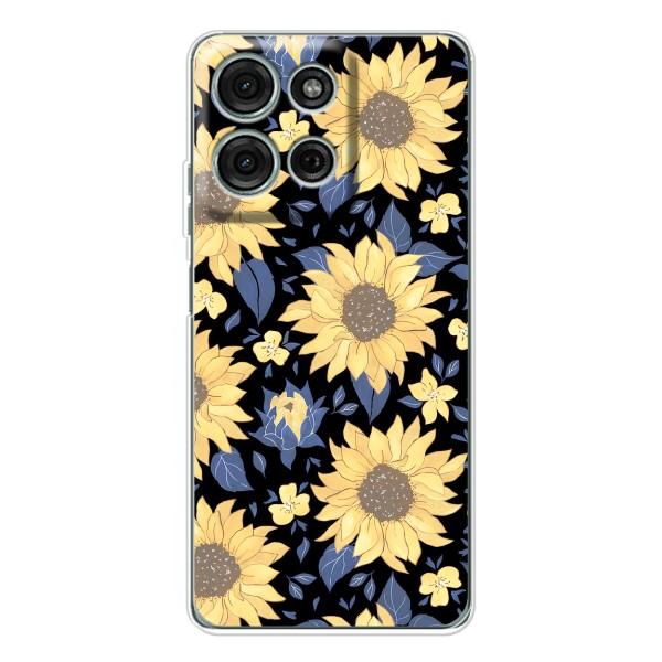 Чехлы с тематикой "ЦВЕТЫ" на Motorola Moto G75 – красивые цветы
