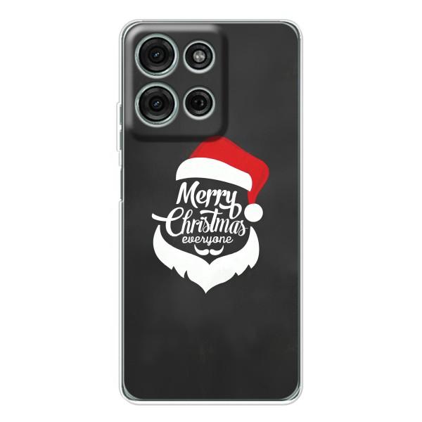 Різдвяні Чохли для Motorola Moto G75 (VPrint) – Санта Крісмас