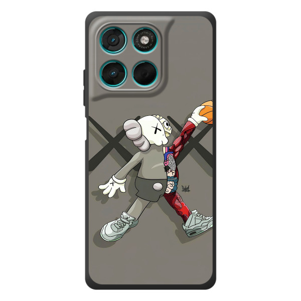 Чехлы для Motorola Moto G77 - Bearbrick Louis Vuitton (PREMIUMPrint)