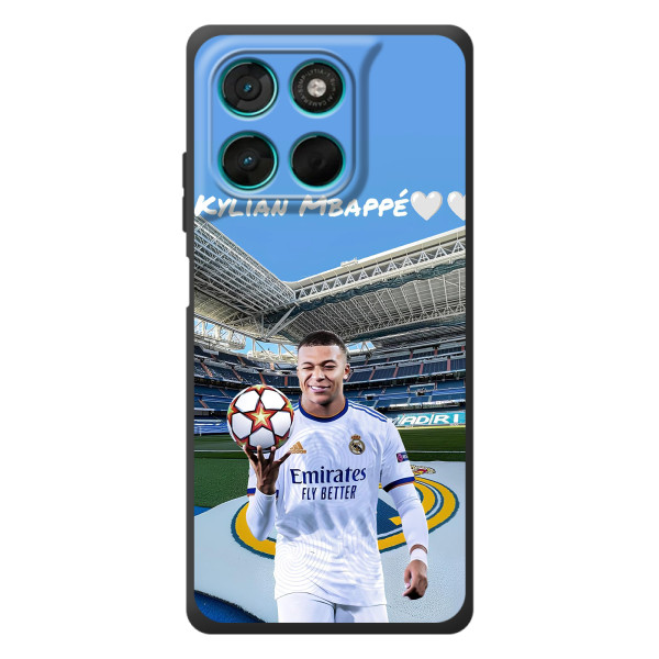 Чехол (TPU) с Футболистом на Motorola Moto G77 – Mbappe Real