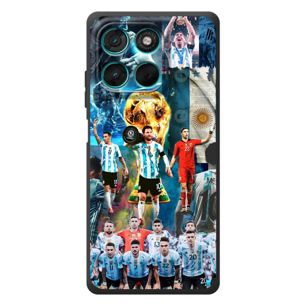 Чехлы Месси для Motorola Moto G77 (AlphaPrint)