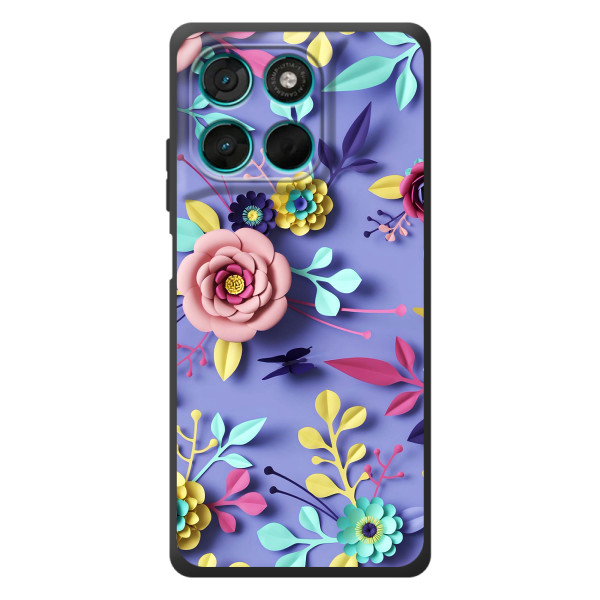 Чехлы с Цветами для Motorola Moto G77 (VPrint)