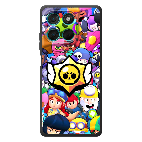 Чехол для Motorola Moto G77 Бравл Старс (VPrint)