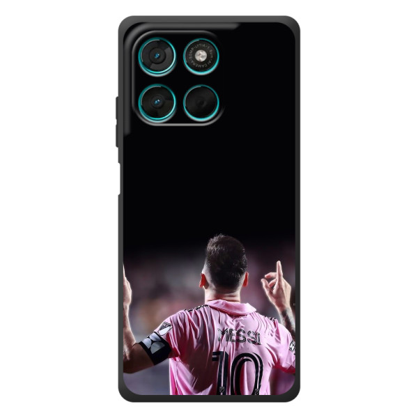 Чехол Месси футболист для Motorola Moto G77 – Месси в Интер