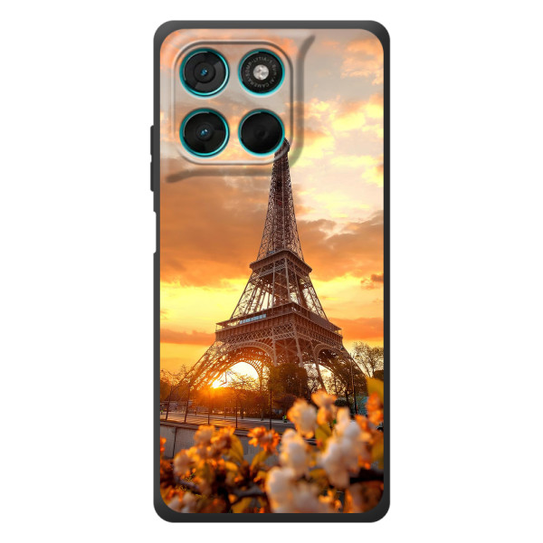 Чехол Эйфелева Башня для Motorola Moto G77 - (AlphaPrint)