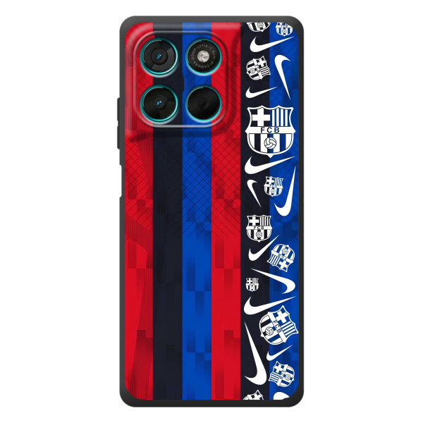 Чехол для Motorola Moto G77 (Барселона) – Фанат Барсы