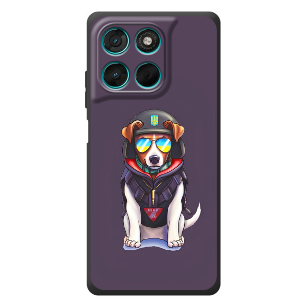 Чехол с принтом Собаки Патрон для Motorola Moto G77 – Модный Патрон