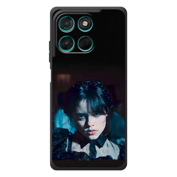 Чехлы Венсдей на Motorola Moto G77 Уэнсдей (AlphaPrint)