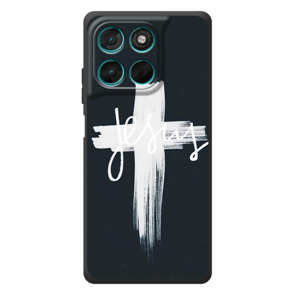 Чехлы для Мото Джи77 (Крест Иисуса) – Jesus