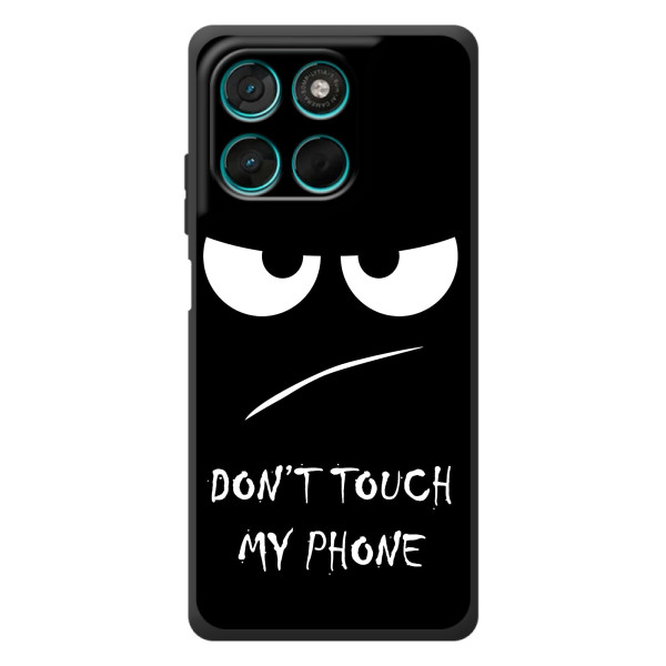 Чехол с прикольным текстом на Motorola Moto G77 – Dont